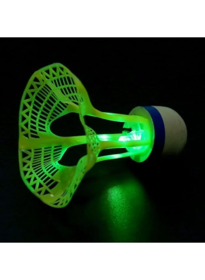 FAYET 4 Pack Windproof Badminton Shuttlecocks with LED Light, Wind-Resistant Nylon Balls for Outdoor Play and Training - Image 5